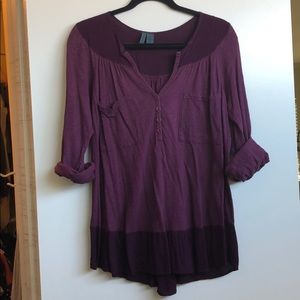 Anthropologie 3/4 blouse